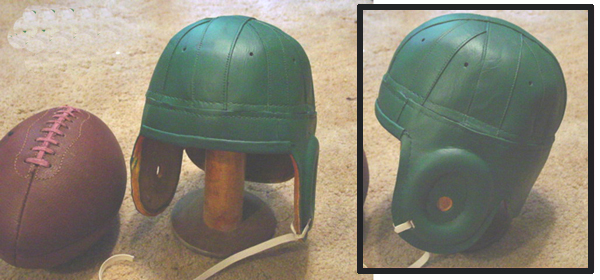 1940 Baltimore Colts leather football helmet