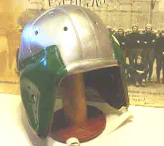 Eagles leather football helmet