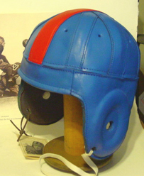 Mississippi-U Kansas style leather football helmet