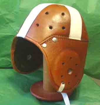 Tennessee leather football helmet