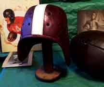 Texas A&M leather football helmet