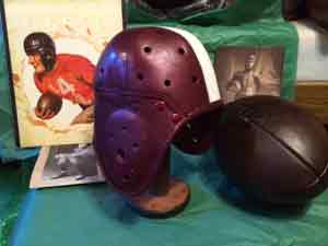 souther Mississippi Leather Football Helmet