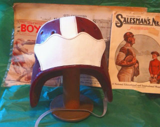 Texas A&M Leather Football Helmet