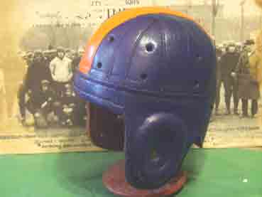 Auburn Leather Football Helmet