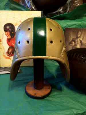 Baylor Leather Football Helmet