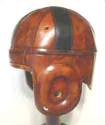 Four Horseman leather football helmet