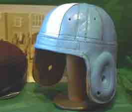 North Carolina leather football helmet