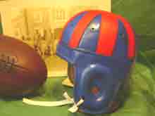 New York Giants leather football helmet