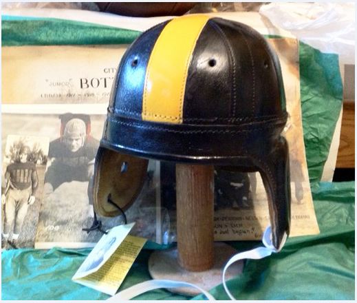 Missouri Leather Football Helmet