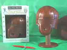 Miniature Leather Football Helmet