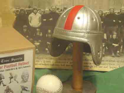 Ohio State Leather Football Helmet