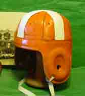 Oklahoma State Leather Football Helmet