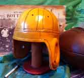 GreenBay Packer Leather Football Helmet