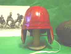 Wisconsin , Rutgers, Smu , Harvard leather football Helmet
