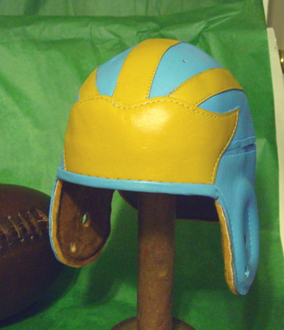 UVLA  1938 leather football helmet
