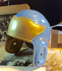 UCLA leather football helmet