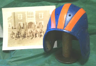 1940 Boise State Leather Football Helmet