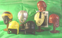 Mini Leather Football Helmets